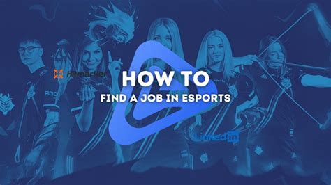 Esports Work, Jobs .